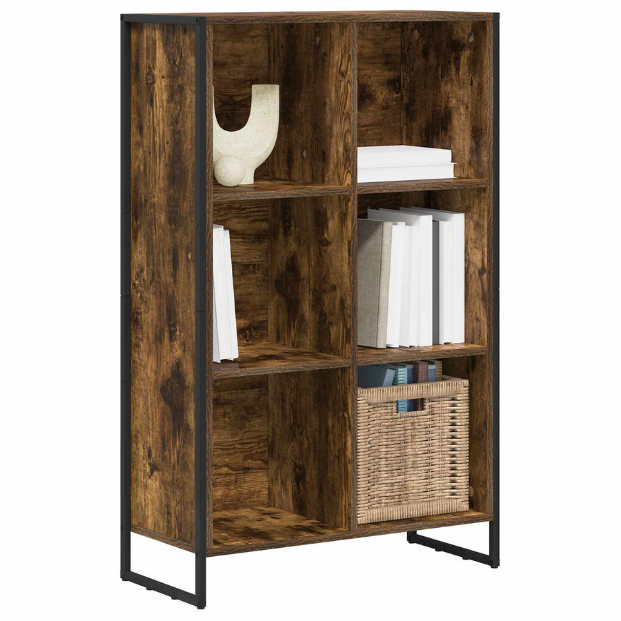 Boekenkast Rook Eik 99,5 x 30 x 108,5 cm Bewerkt hout