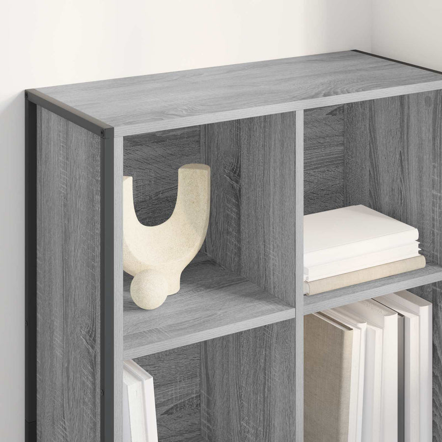 Boekenkast Grijs Sonoma 99,5 x 30 x 108,5 cm Bewerkt hout