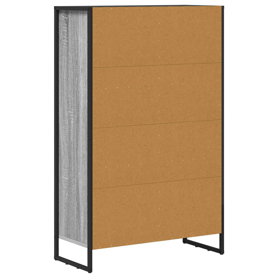 Boekenkast Grijs Sonoma 99,5 x 30 x 108,5 cm Bewerkt hout