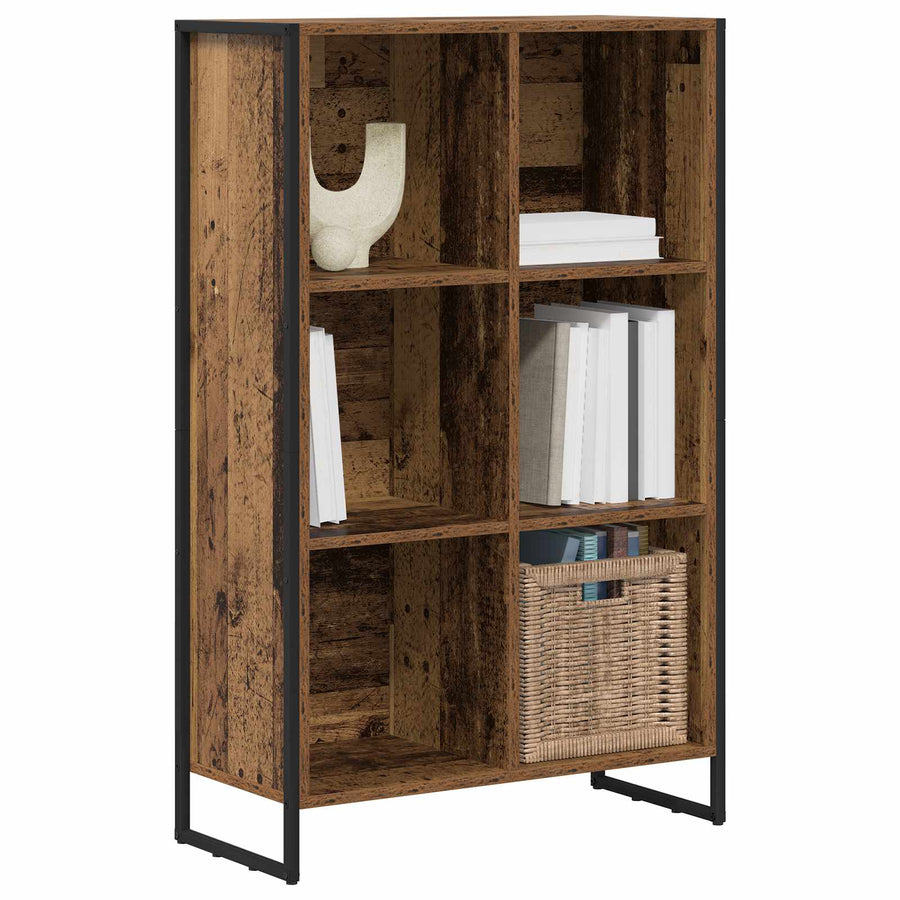 Boekenkast Oud Hout 99,5 x 30 x 108,5 cm Bewerkt hout