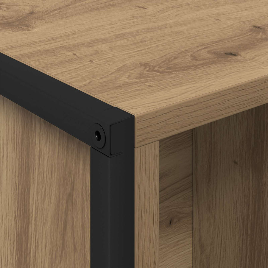Boekenkast Ambachtelijk eiken 99,5 x 30 x 108,5 cm Bewerkt hout