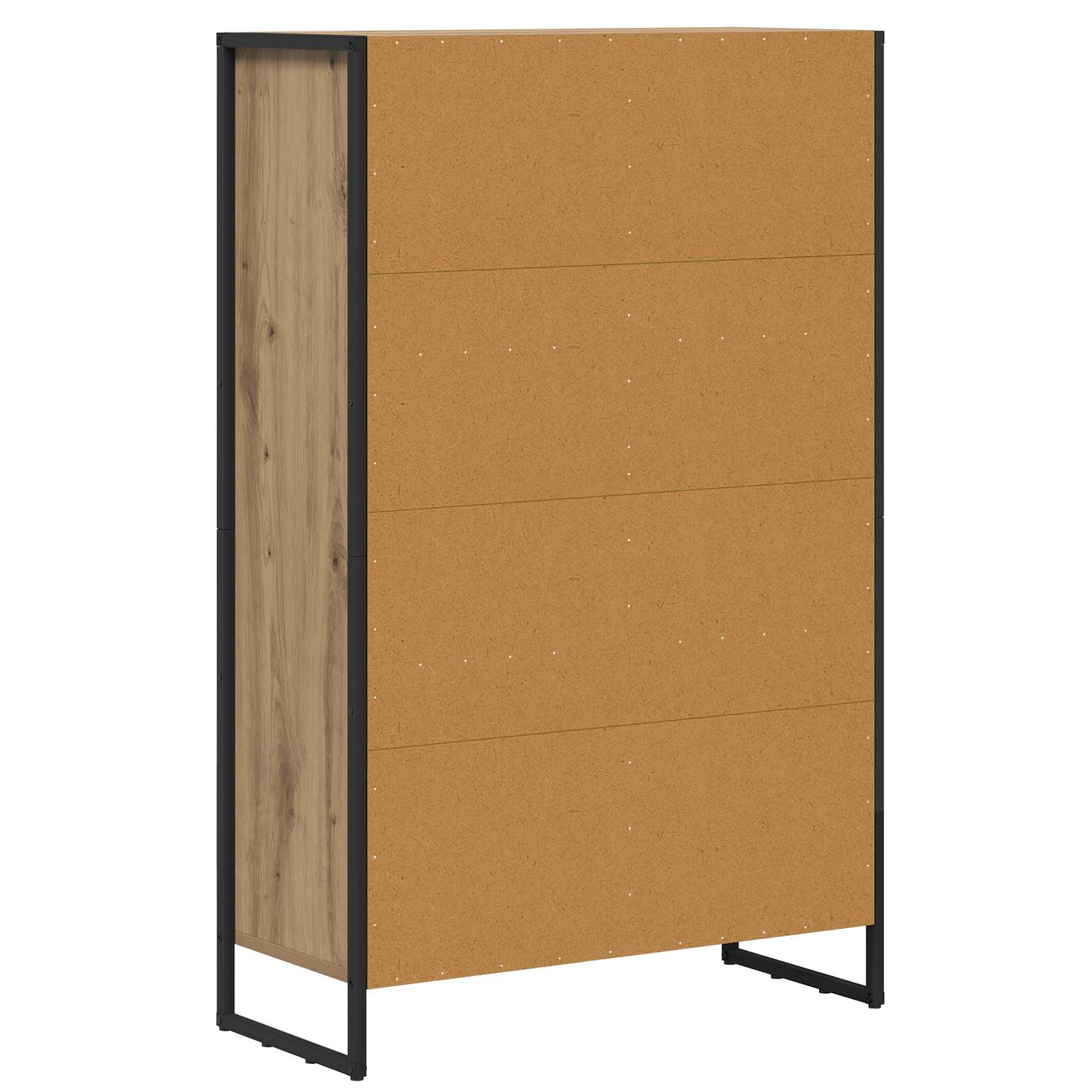 Boekenkast Ambachtelijk eiken 99,5 x 30 x 108,5 cm Bewerkt hout