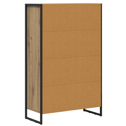 Boekenkast Ambachtelijk eiken 99,5 x 30 x 108,5 cm Bewerkt hout