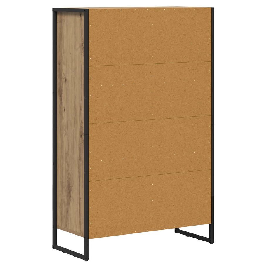 Boekenkast Ambachtelijk eiken 99,5 x 30 x 108,5 cm Bewerkt hout