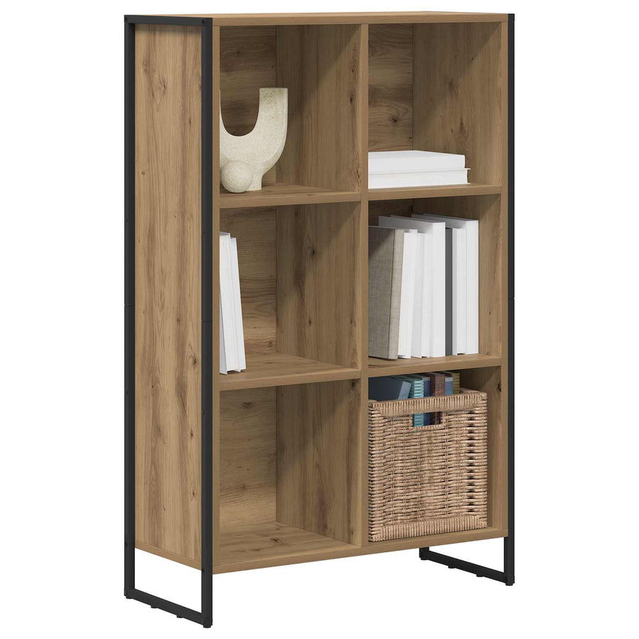 Boekenkast Ambachtelijk eiken 99,5 x 30 x 108,5 cm Bewerkt hout