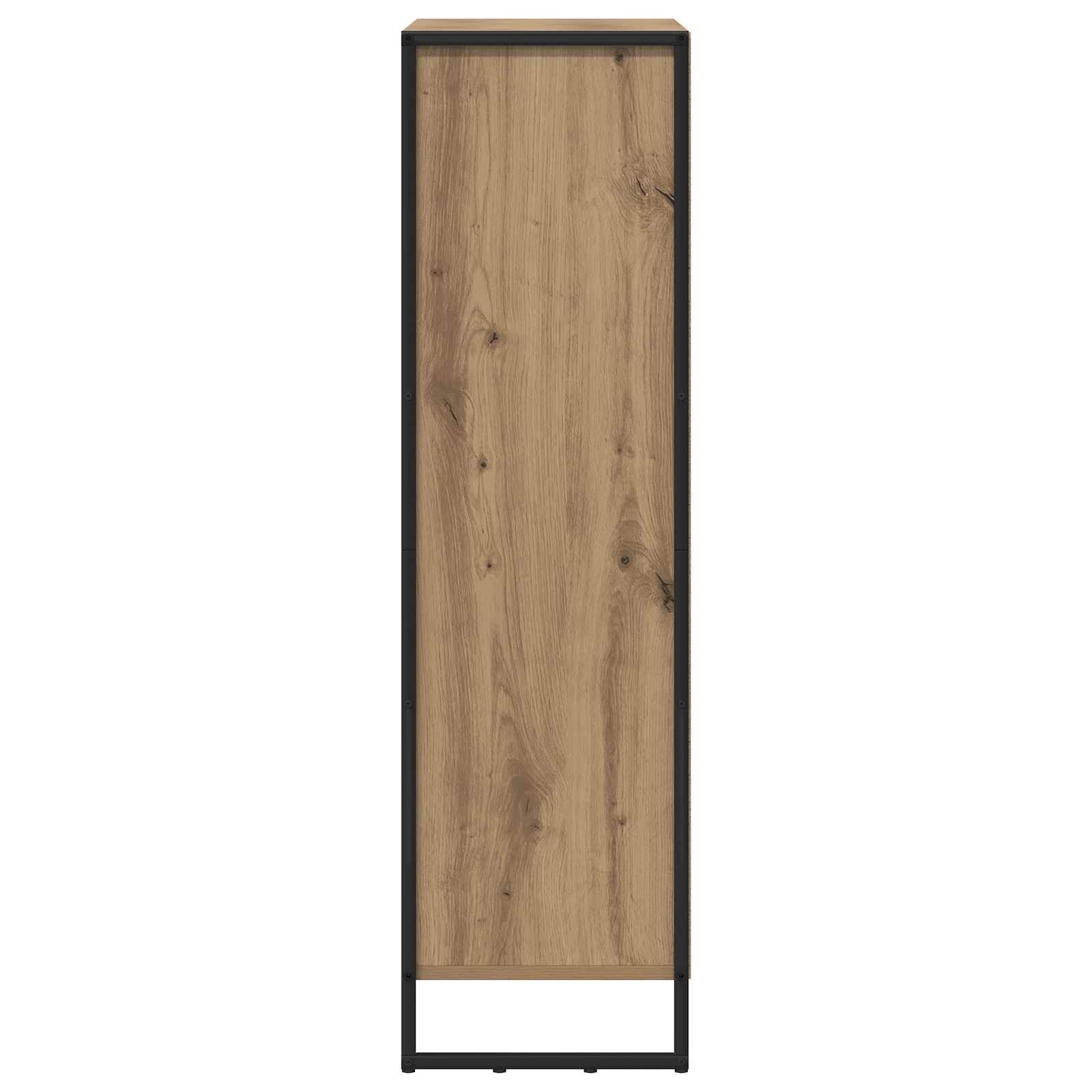 Boekenkast Ambachtelijk eiken 99,5 x 30 x 108,5 cm Bewerkt hout