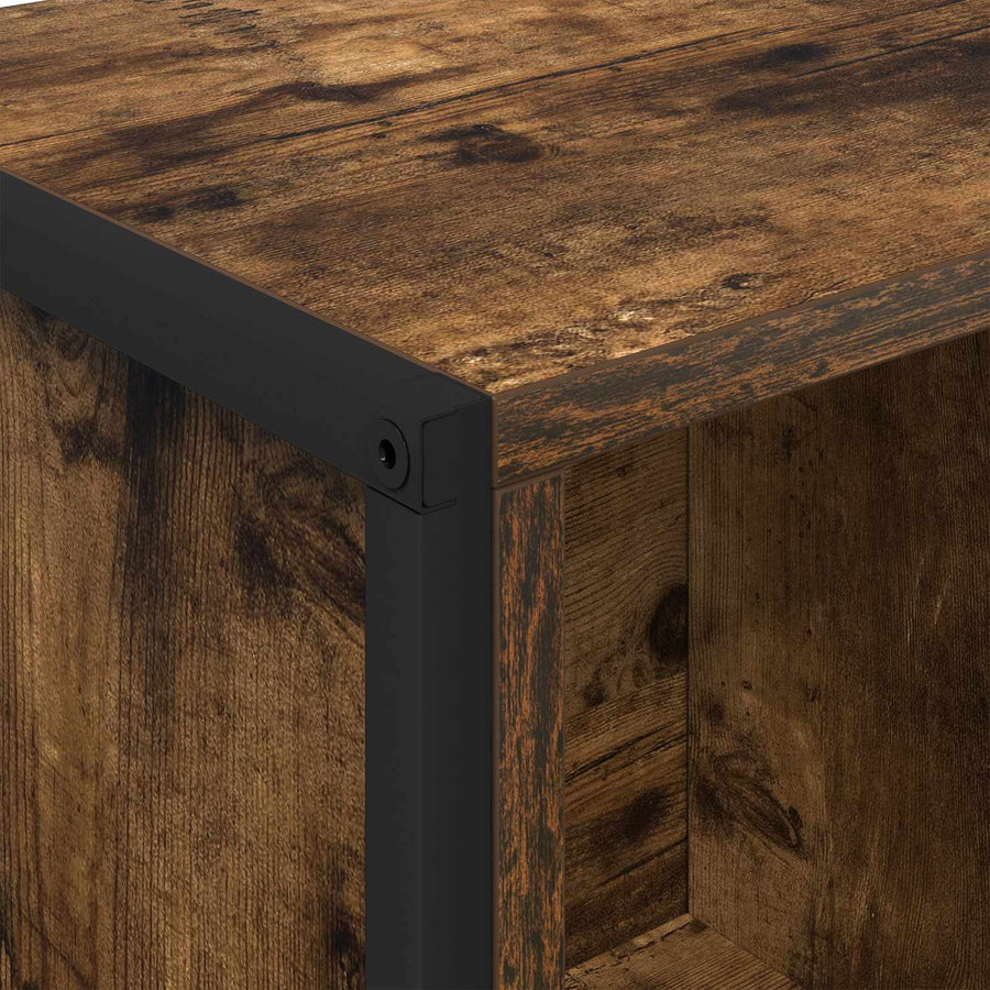 Boekenkast Rook Eik 68 x 30 x 108.5 cm Bewerkt hout