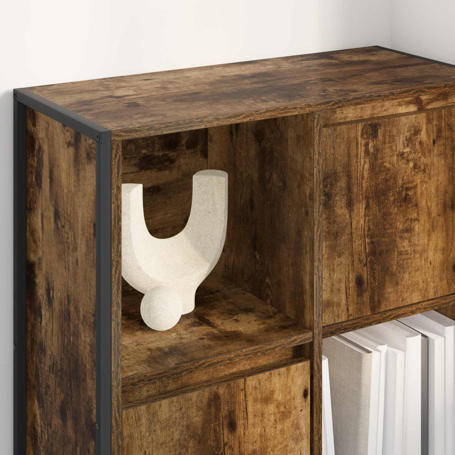 Boekenkast Rook Eik 68 x 30 x 108.5 cm Bewerkt hout