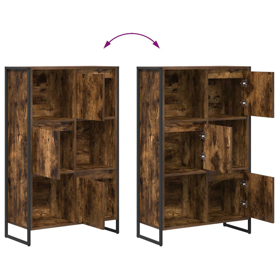 Boekenkast Rook Eik 68 x 30 x 108.5 cm Bewerkt hout