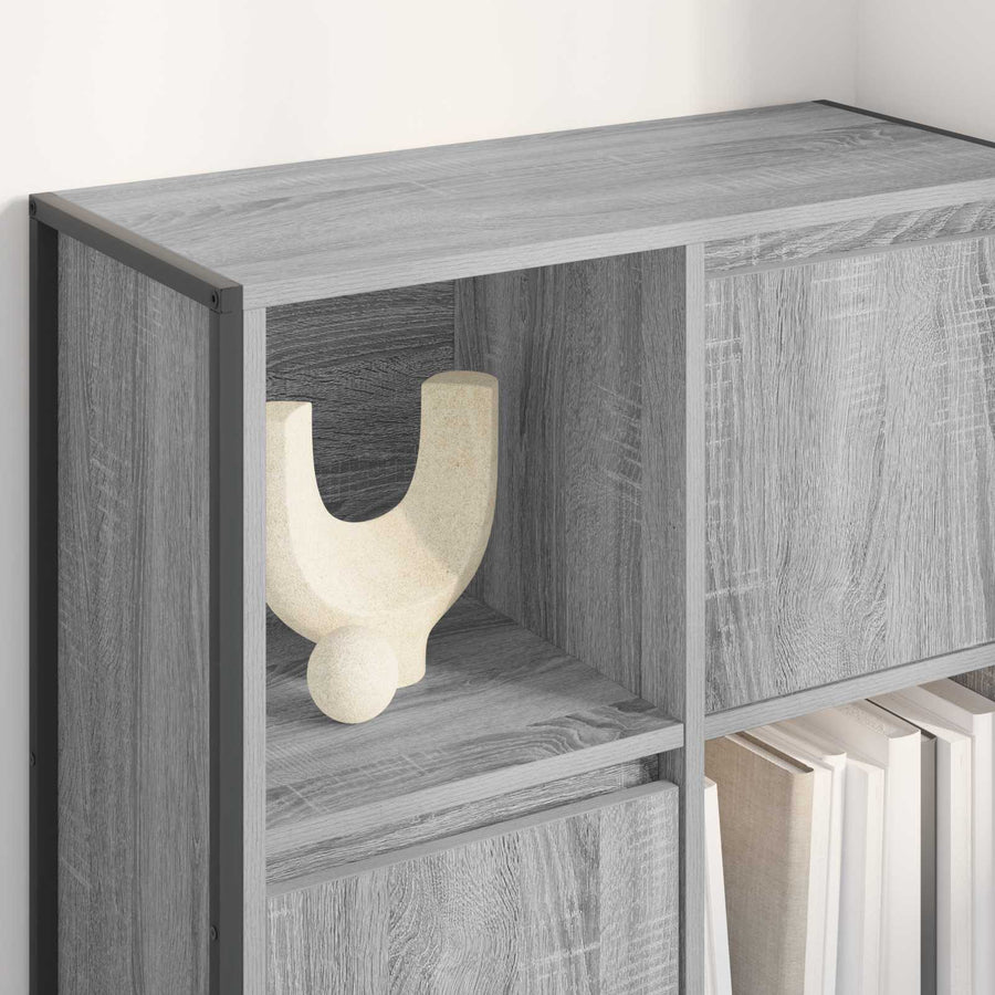 Boekenkast Grijs Sonoma 68 x 30 x 108.5 cm Bewerkt hout