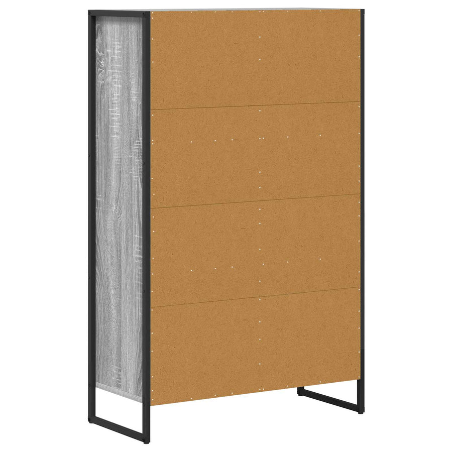 Boekenkast Grijs Sonoma 68 x 30 x 108.5 cm Bewerkt hout