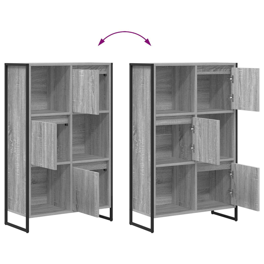 Boekenkast Grijs Sonoma 68 x 30 x 108.5 cm Bewerkt hout