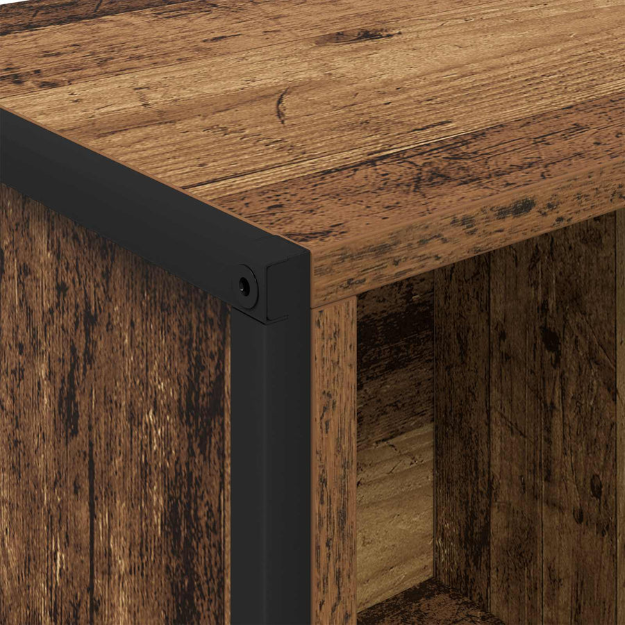 Boekenkast Oud Hout 68 x 30 x 108.5 cm Bewerkt hout