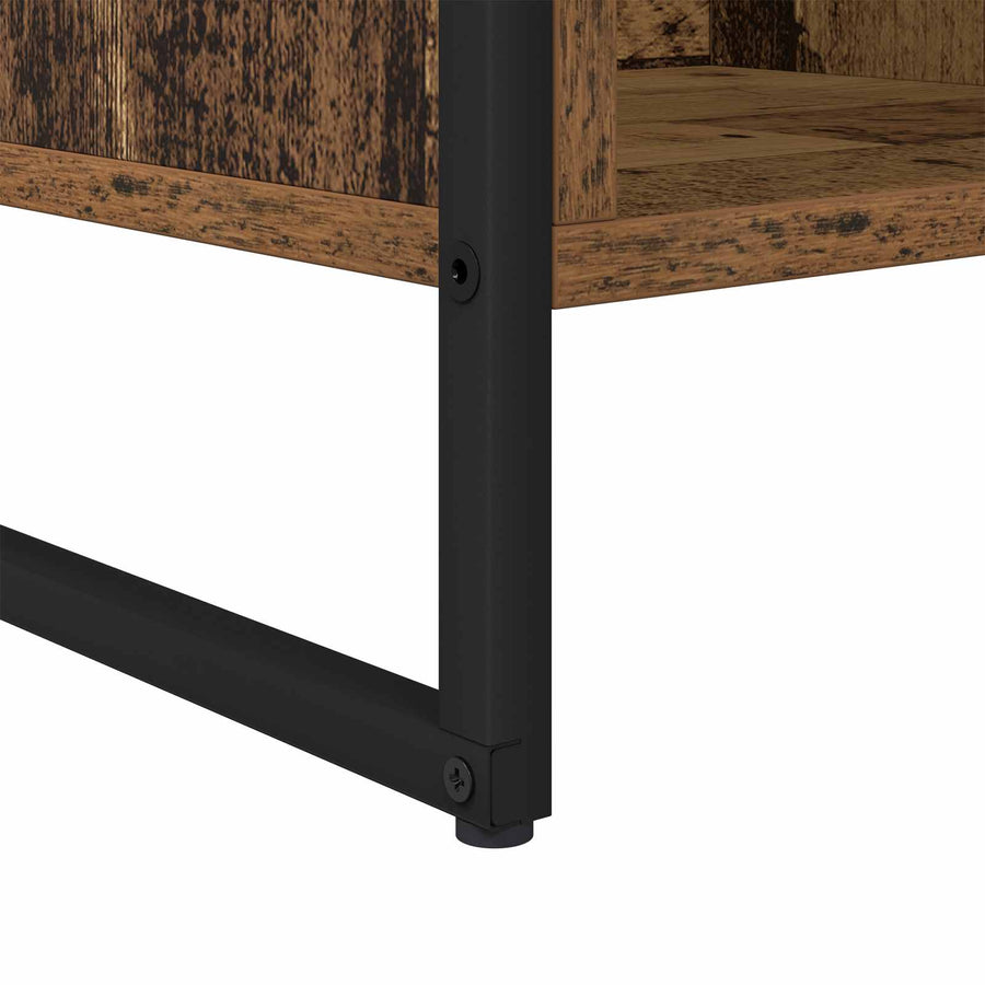 Boekenkast Oud Hout 68 x 30 x 108.5 cm Bewerkt hout