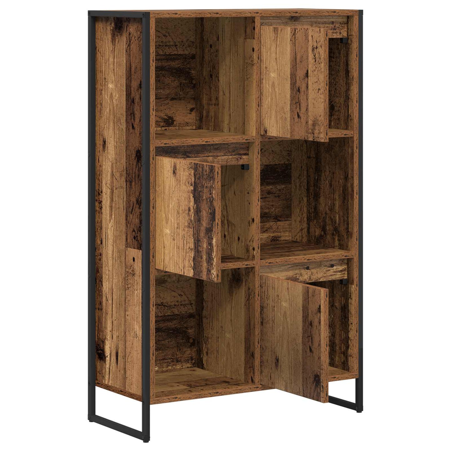 Boekenkast Oud Hout 68 x 30 x 108.5 cm Bewerkt hout
