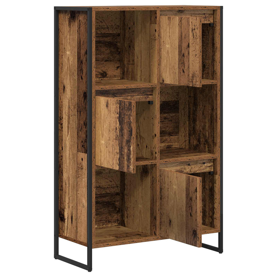 Boekenkast Oud Hout 68 x 30 x 108.5 cm Bewerkt hout