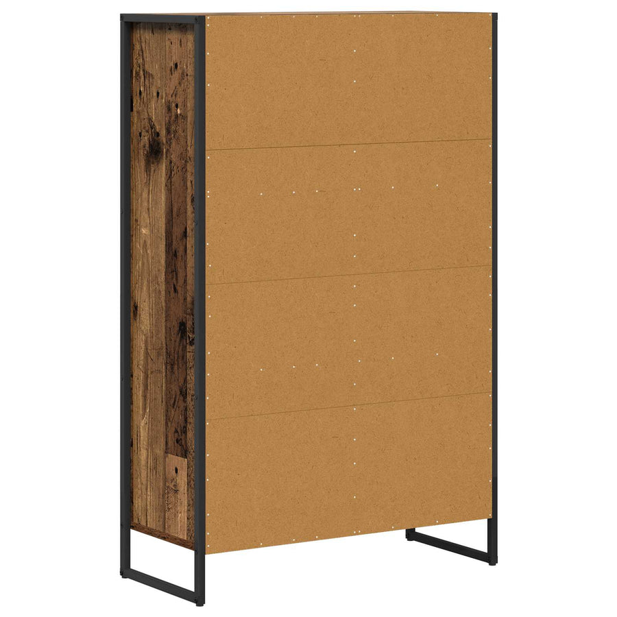 Boekenkast Oud Hout 68 x 30 x 108.5 cm Bewerkt hout