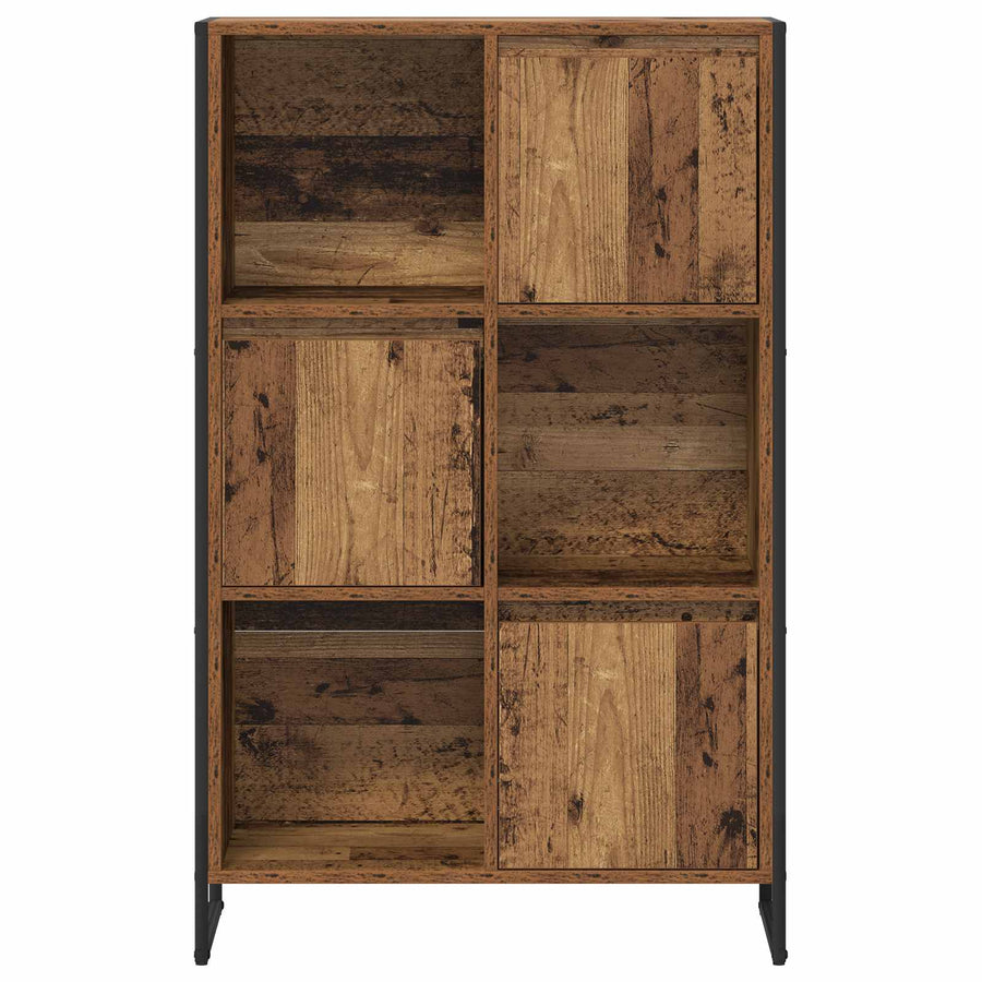Boekenkast Oud Hout 68 x 30 x 108.5 cm Bewerkt hout