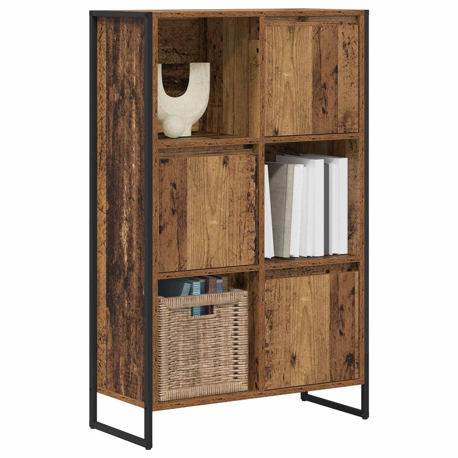 Boekenkast Oud Hout 68 x 30 x 108.5 cm Bewerkt hout