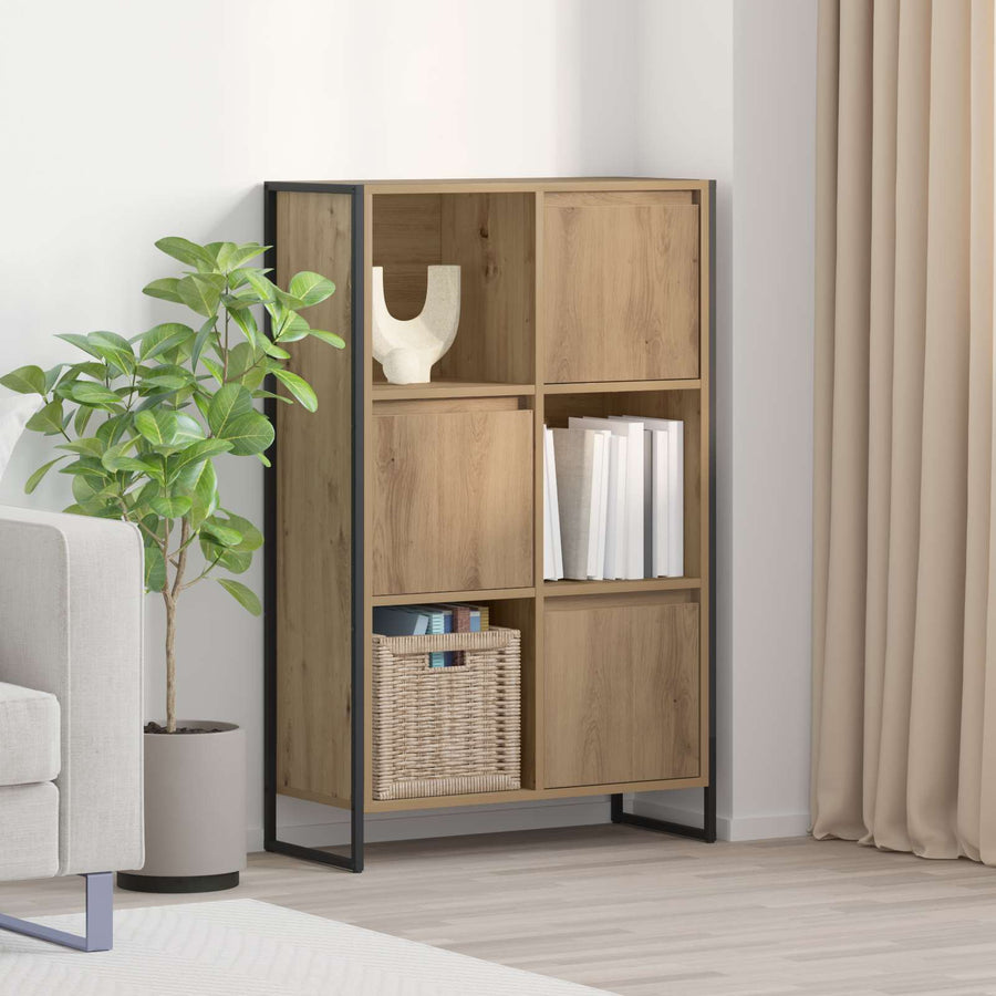 Boekenkast Ambachtelijk eiken 68 x 30 x 108.5 cm Bewerkt hout