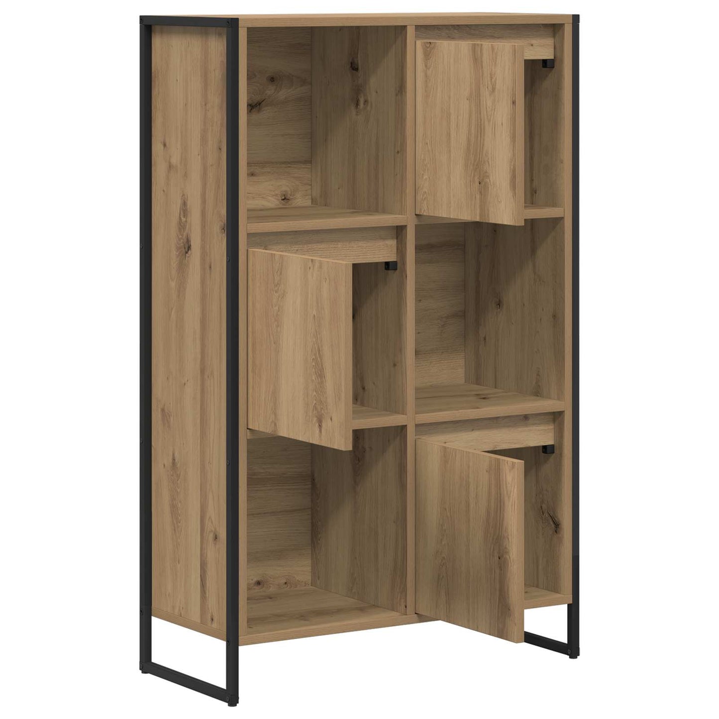 Boekenkast Ambachtelijk eiken 68 x 30 x 108.5 cm Bewerkt hout