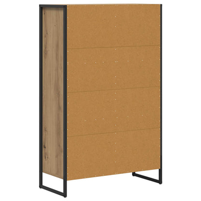 Boekenkast Ambachtelijk eiken 68 x 30 x 108.5 cm Bewerkt hout