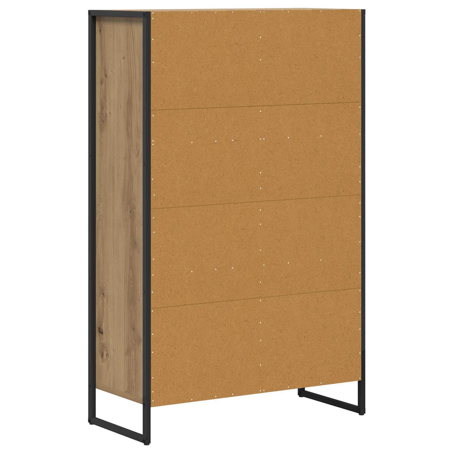 Boekenkast Ambachtelijk eiken 68 x 30 x 108.5 cm Bewerkt hout
