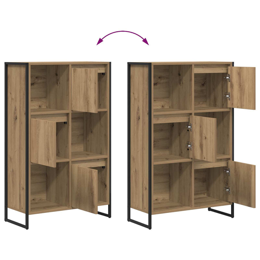 Boekenkast Ambachtelijk eiken 68 x 30 x 108.5 cm Bewerkt hout