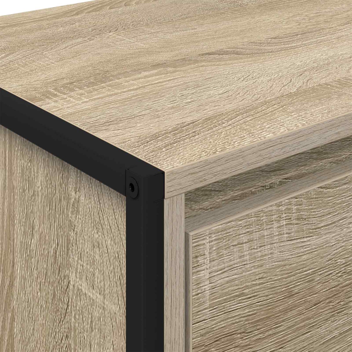 Dressoir met lade Sonoma 42 x 36 x 75.5 cm Bewerkt hout