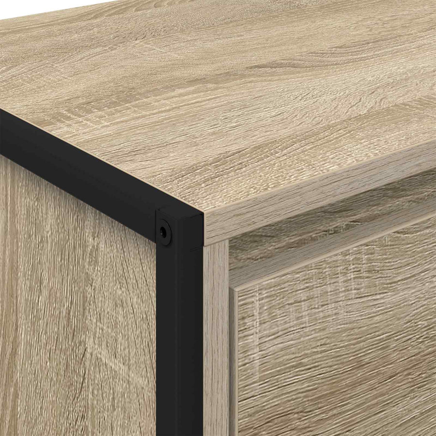 Dressoir met lade Sonoma 42 x 36 x 75.5 cm Bewerkt hout
