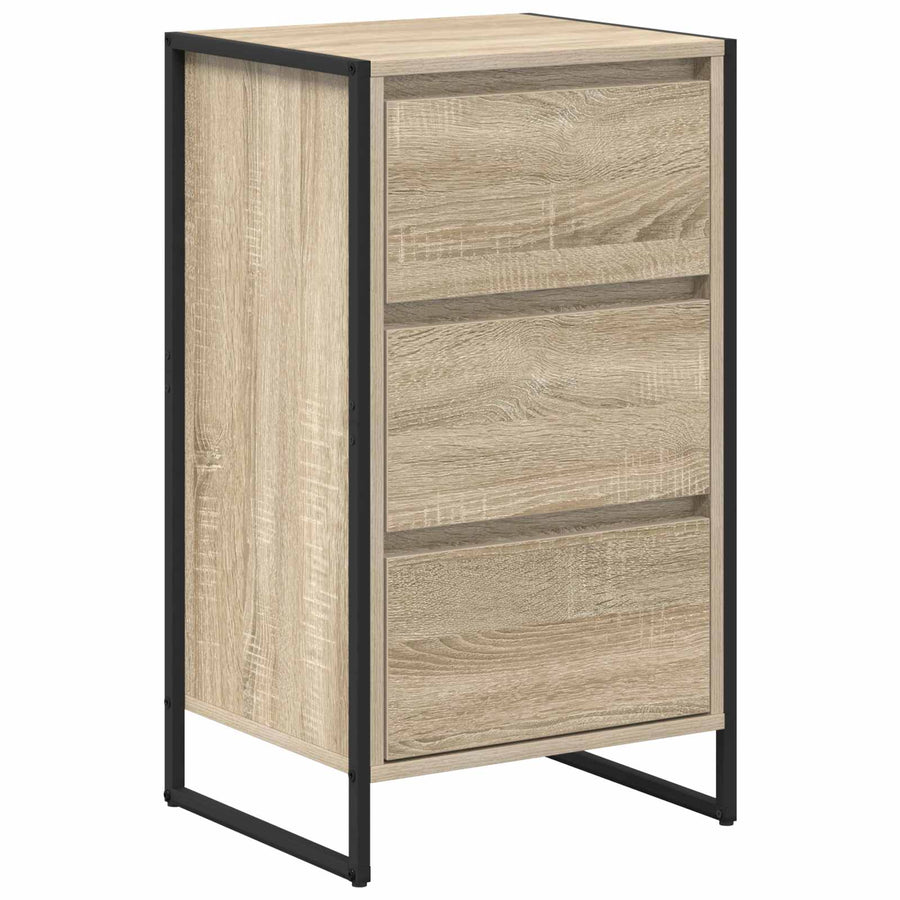 Dressoir met lade Sonoma 42 x 36 x 75.5 cm Bewerkt hout