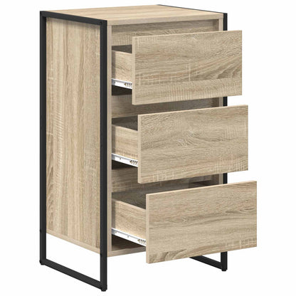 Dressoir met lade Sonoma 42 x 36 x 75.5 cm Bewerkt hout