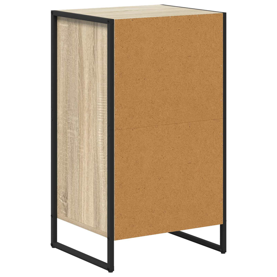 Dressoir met lade Sonoma 42 x 36 x 75.5 cm Bewerkt hout