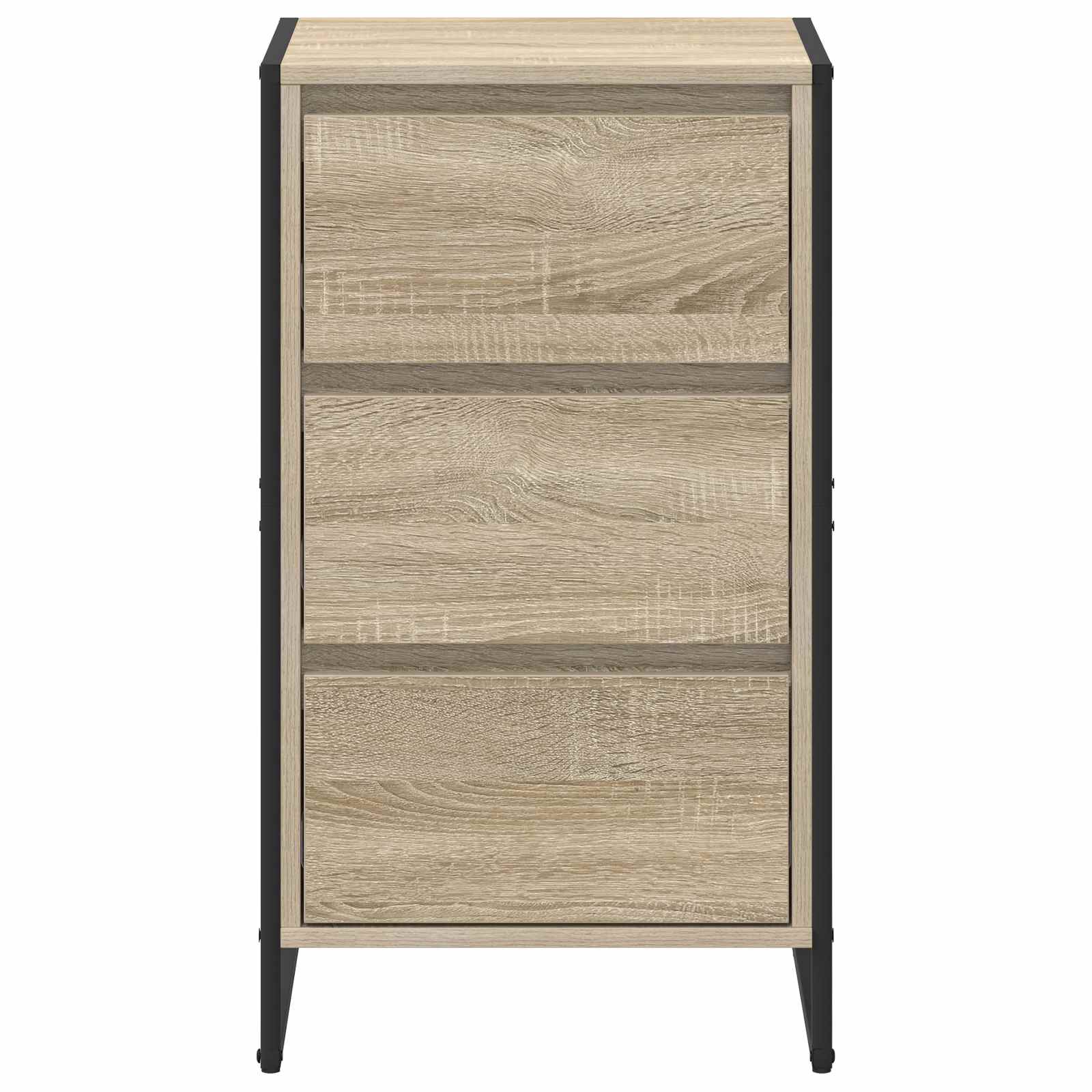 Dressoir met lade Sonoma 42 x 36 x 75.5 cm Bewerkt hout