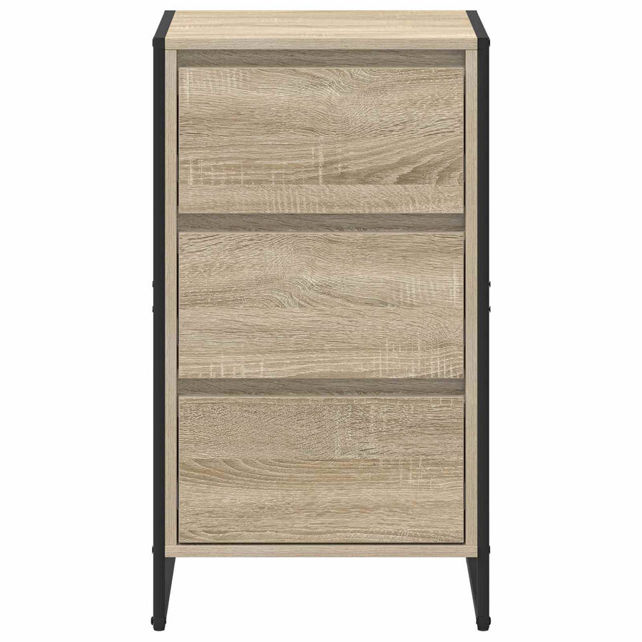 Dressoir met lade Sonoma 42 x 36 x 75.5 cm Bewerkt hout