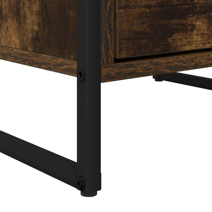 Dressoir met lade Rook Eik 42 x 36 x 75.5 cm Bewerkt hout