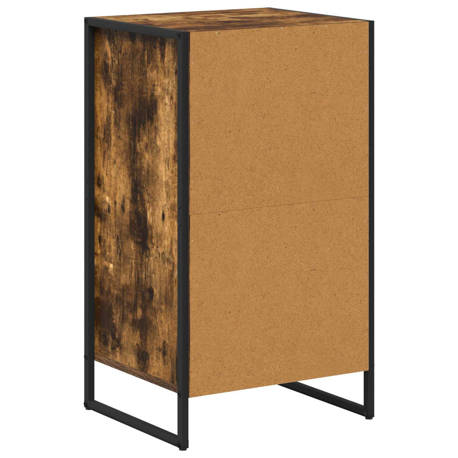 Dressoir met lade Rook Eik 42 x 36 x 75.5 cm Bewerkt hout