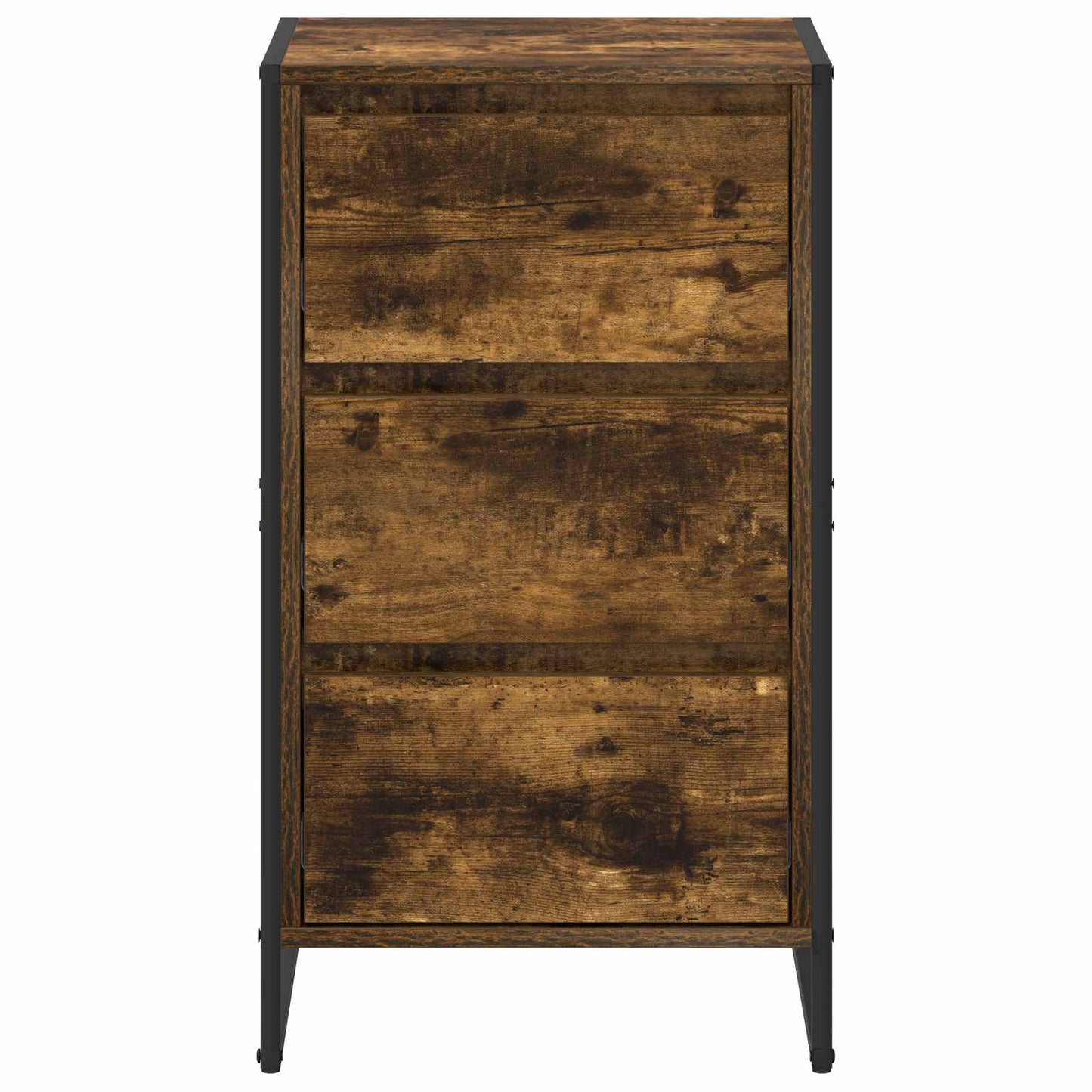 Dressoir met lade Rook Eik 42 x 36 x 75.5 cm Bewerkt hout