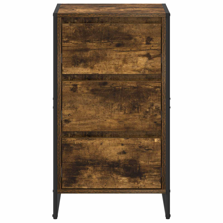 Dressoir met lade Rook Eik 42 x 36 x 75.5 cm Bewerkt hout