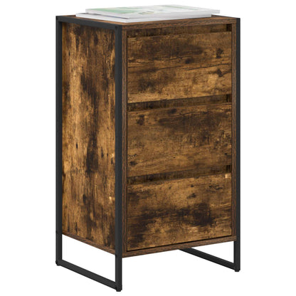 Dressoir met lade Rook Eik 42 x 36 x 75.5 cm Bewerkt hout