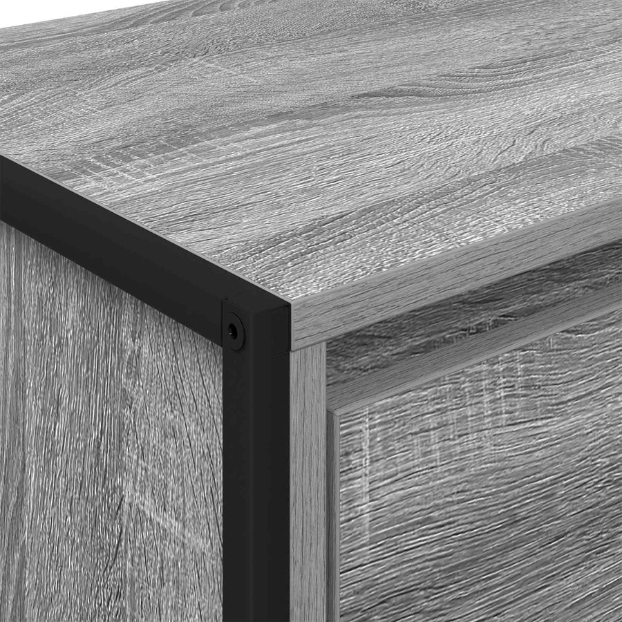 Dressoir met lade Grijs Sonoma 42 x 36 x 75.5 cm Bewerkt hout