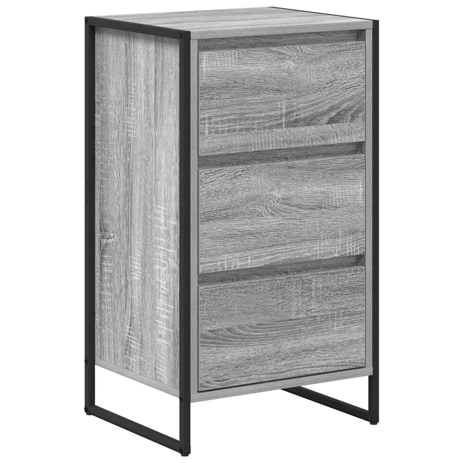 Dressoir met lade Grijs Sonoma 42 x 36 x 75.5 cm Bewerkt hout