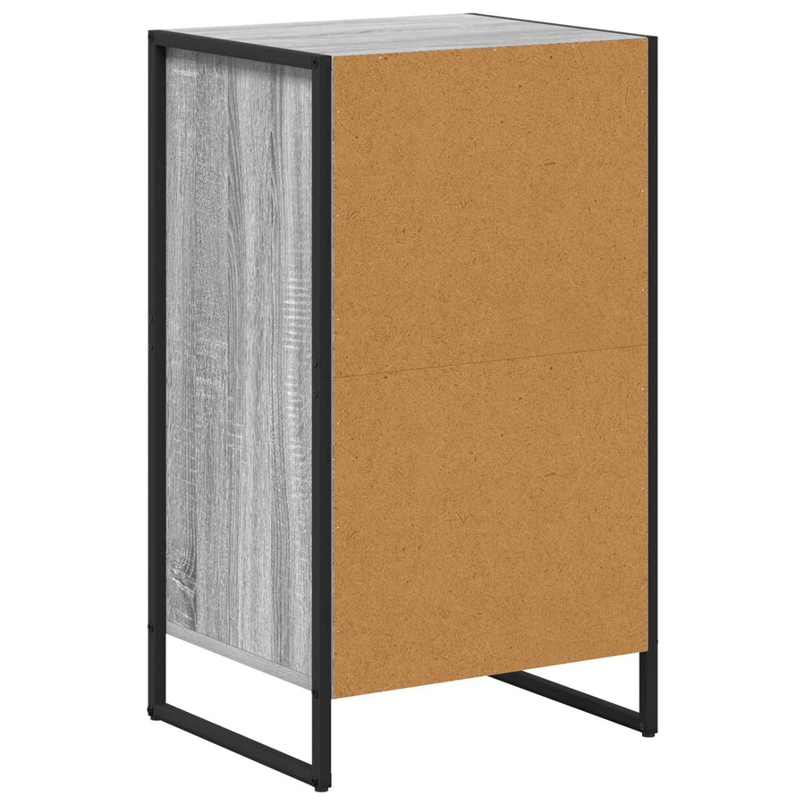 Dressoir met lade Grijs Sonoma 42 x 36 x 75.5 cm Bewerkt hout