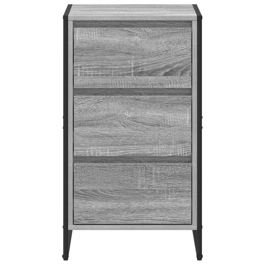 Dressoir met lade Grijs Sonoma 42 x 36 x 75.5 cm Bewerkt hout