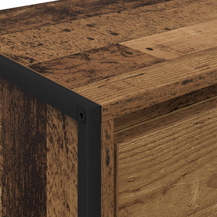 Dressoir met lade Oud Hout 42 x 36 x 75.5 cm Bewerkt hout