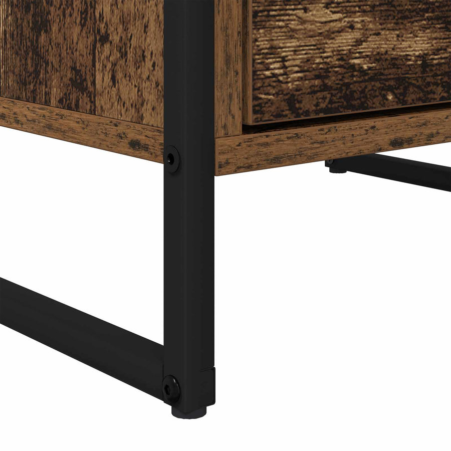 Dressoir met lade Oud Hout 42 x 36 x 75.5 cm Bewerkt hout