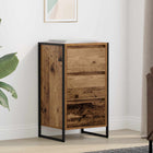 Sideboard with drawer Old Wood 42 x 36 x 75.5 cm Treated wood