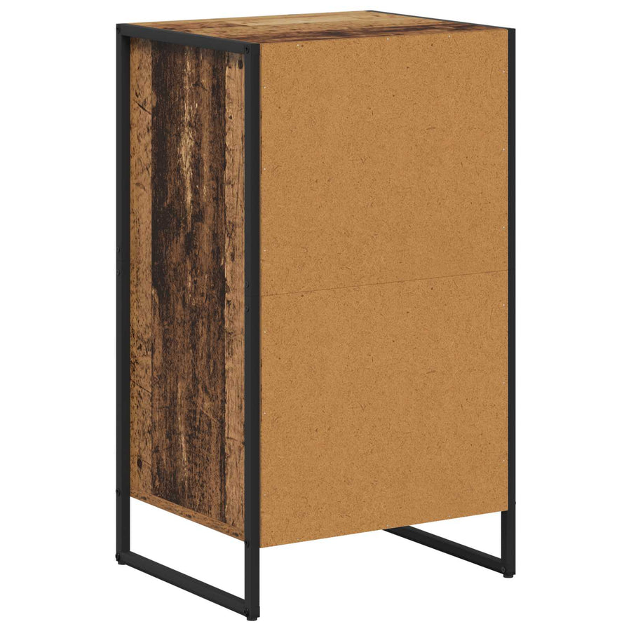 Dressoir met lade Oud Hout 42 x 36 x 75.5 cm Bewerkt hout