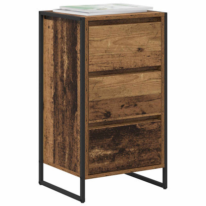 Dressoir met lade Oud Hout 42 x 36 x 75.5 cm Bewerkt hout