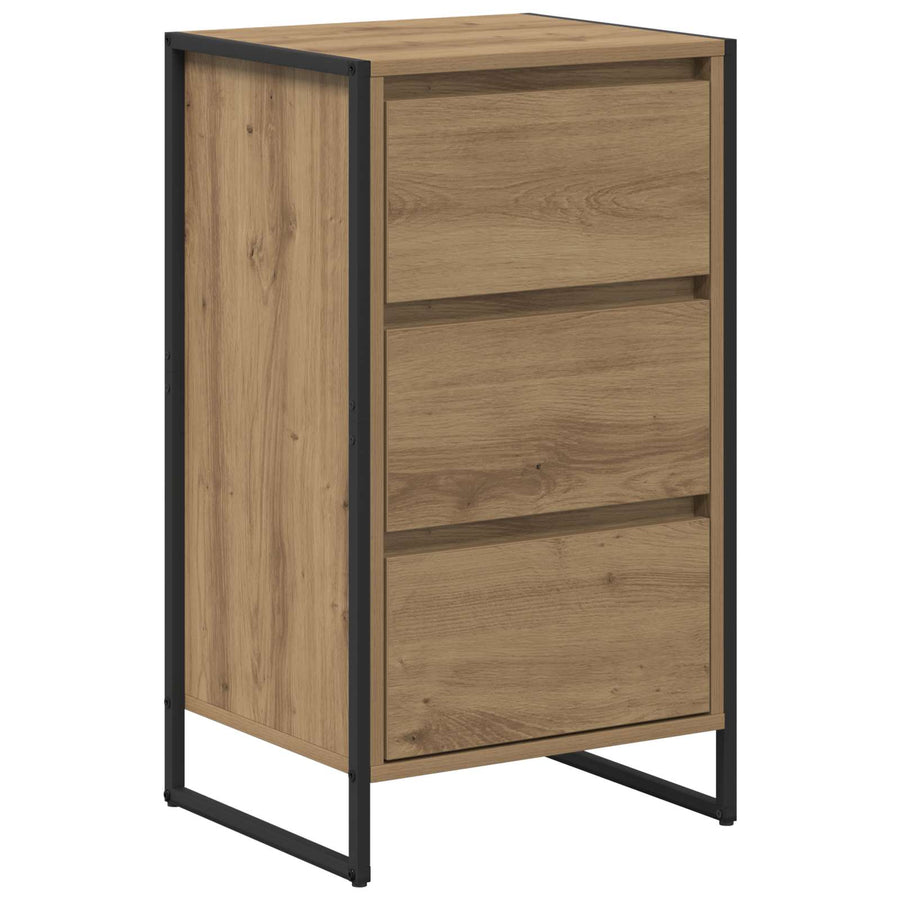 Dressoir Ambachtelijk eiken 42 x 36 x 75.5 cm Bewerkt hout